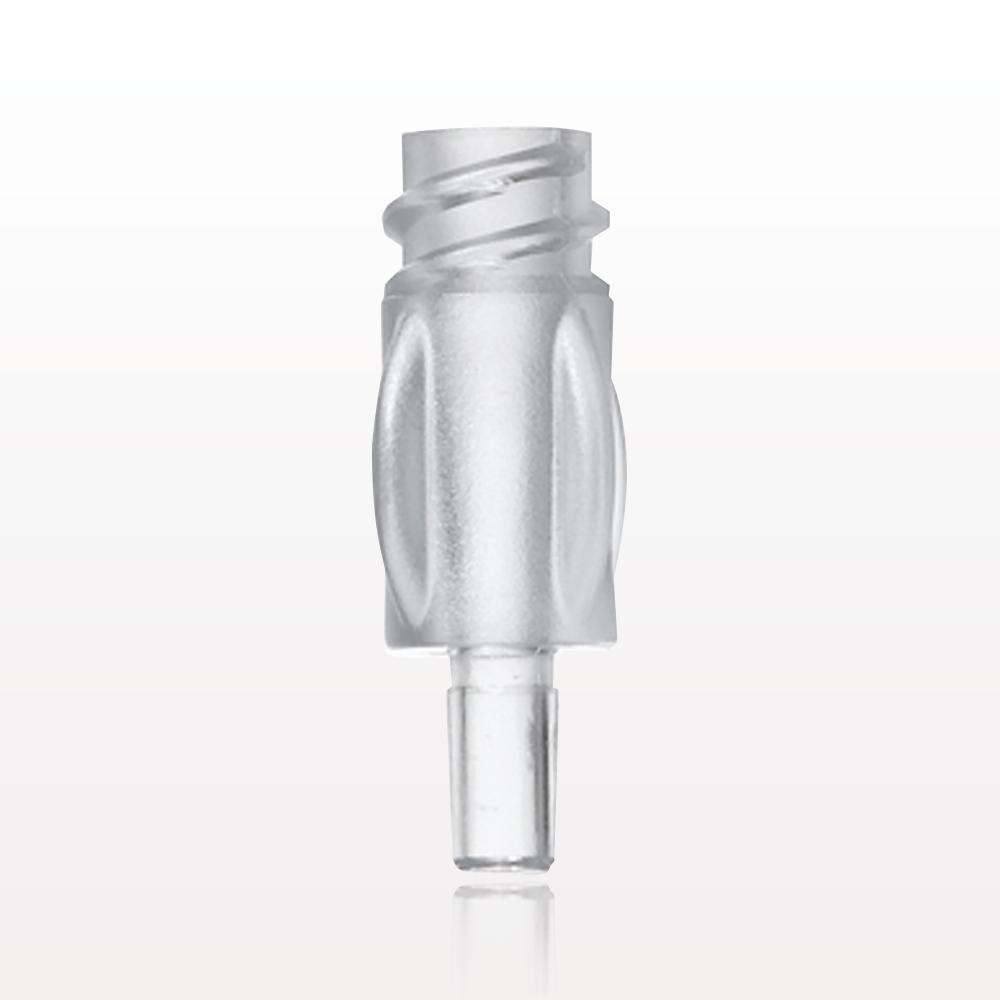 Female Luer Lock, Tubing Port, Clear