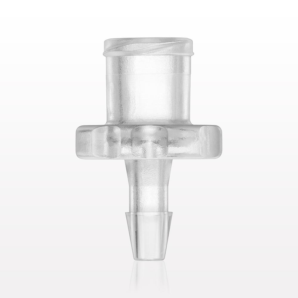 Female Luer Lock, Barbed, Clear