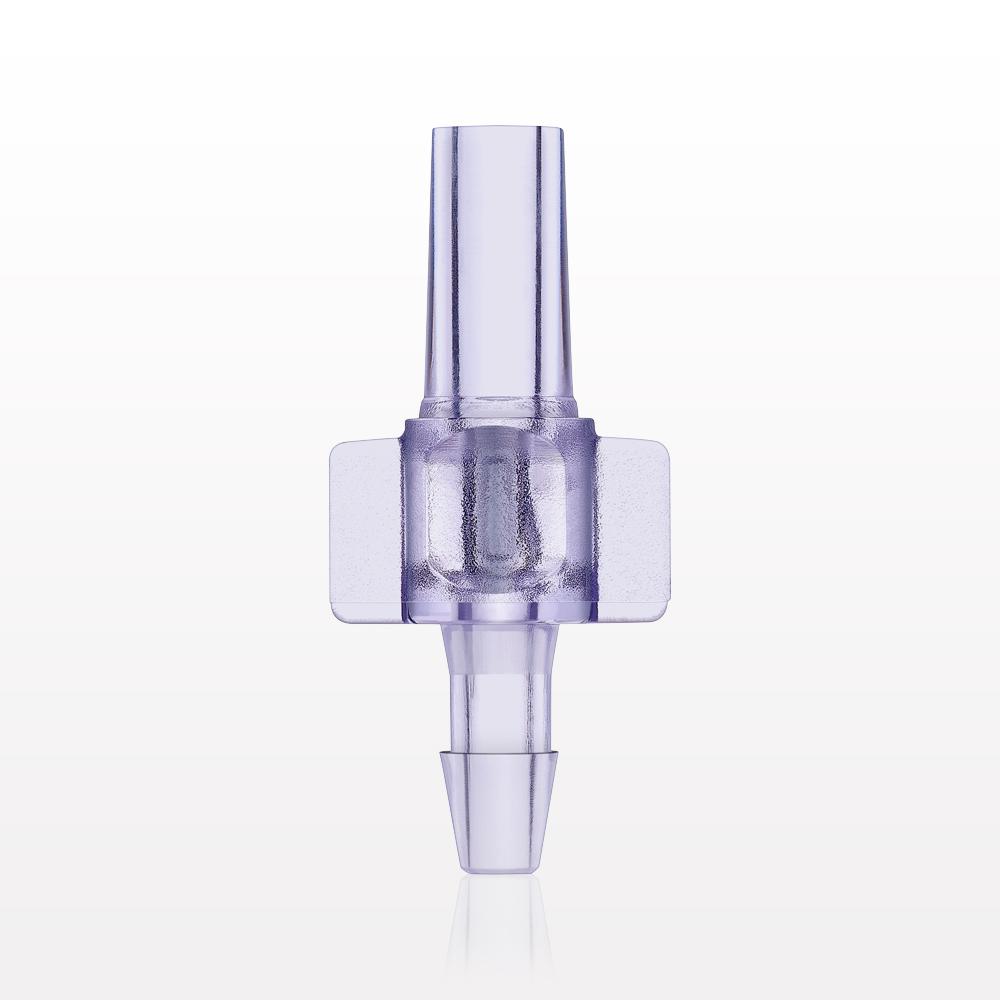 Male Luer Slip, Barbed, Clear
