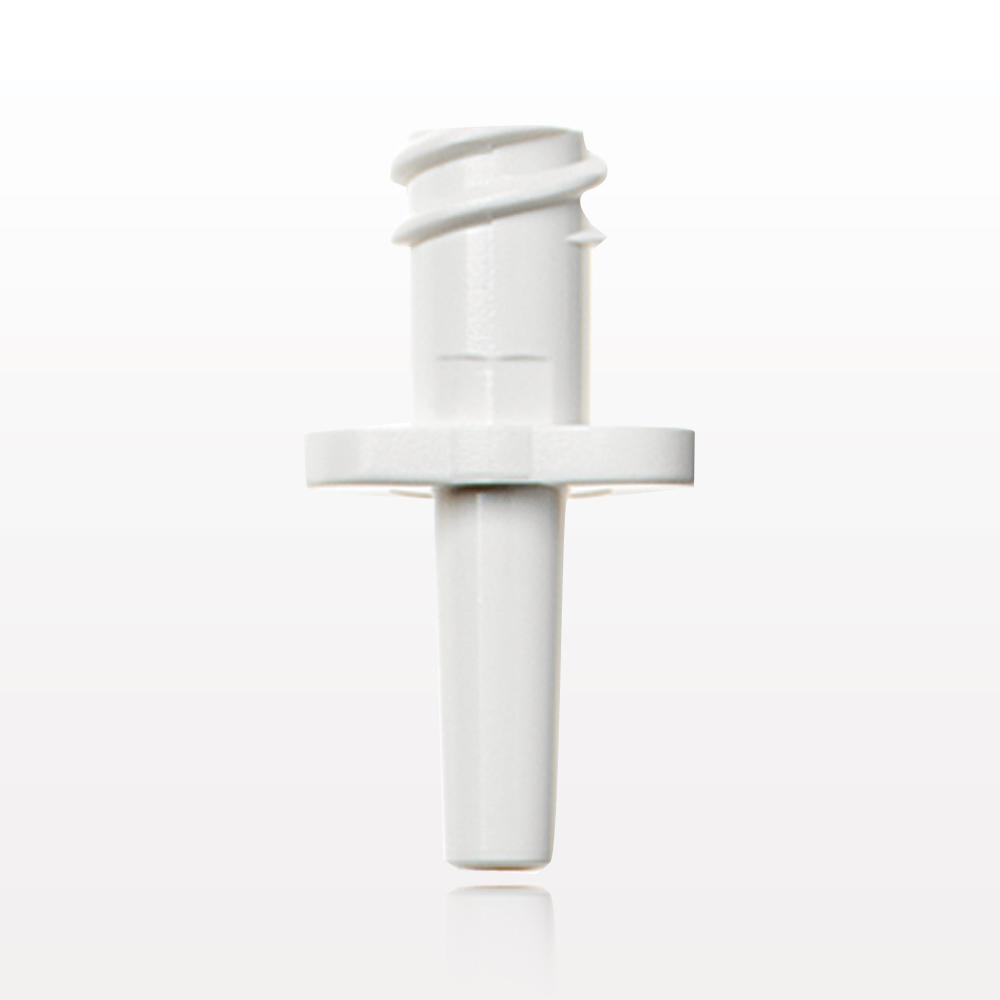 Female Luer Lock, Tubing Port, White