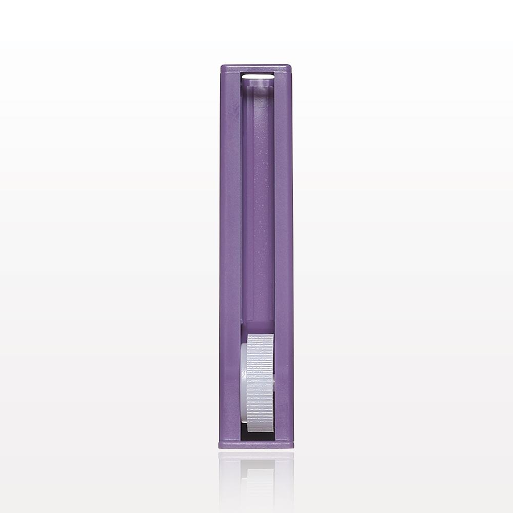 Roller Clamp, Purple Body, Natural Wheel; Assembled