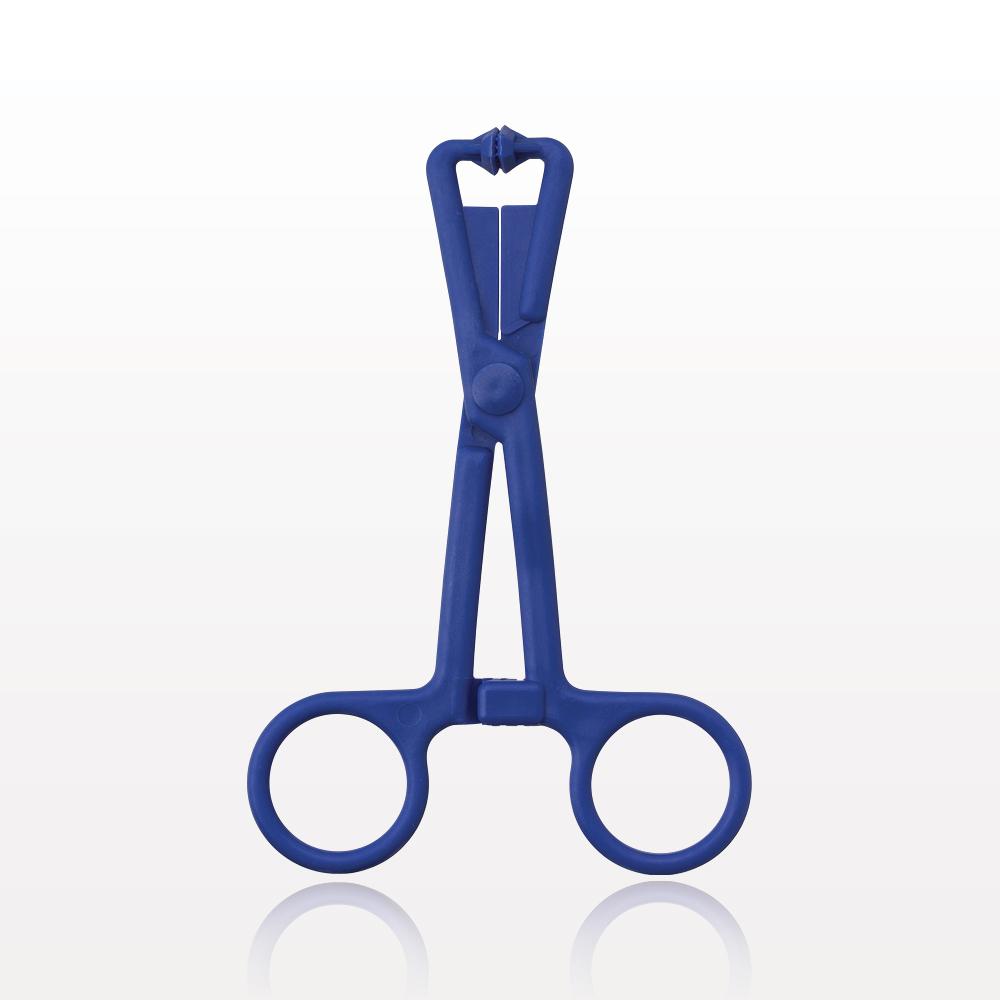 Single-Use Locking Forceps, Dark Blue