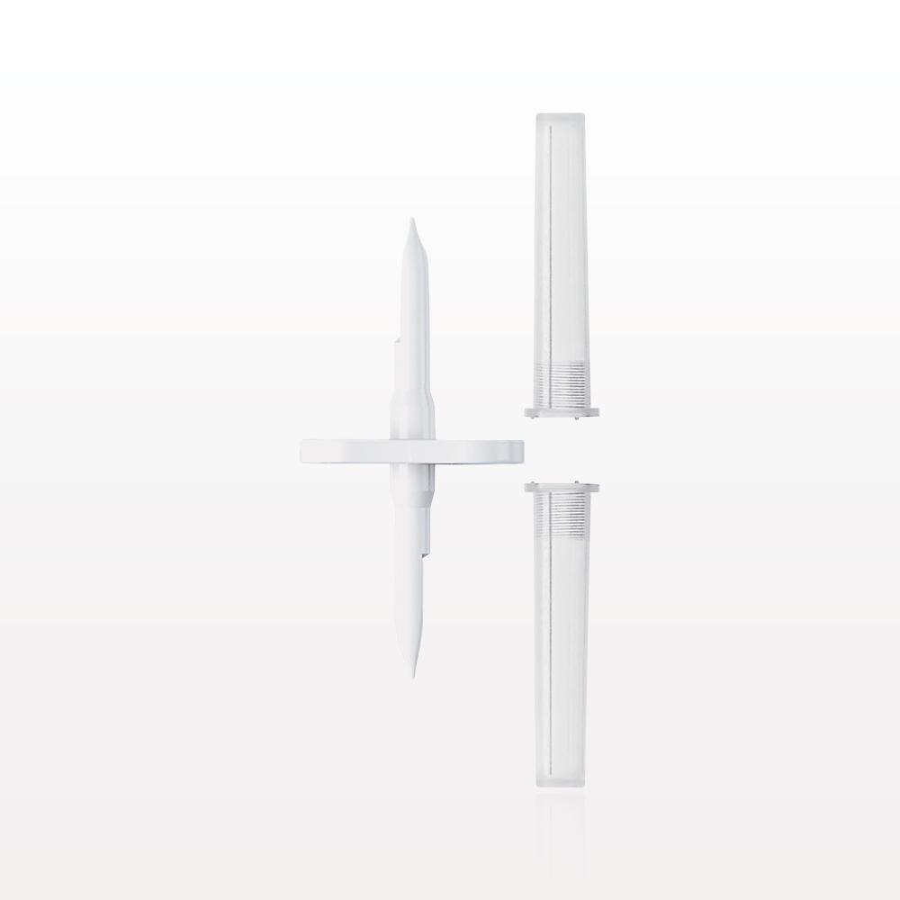 Double Ended Transfer Spike with Vented Caps