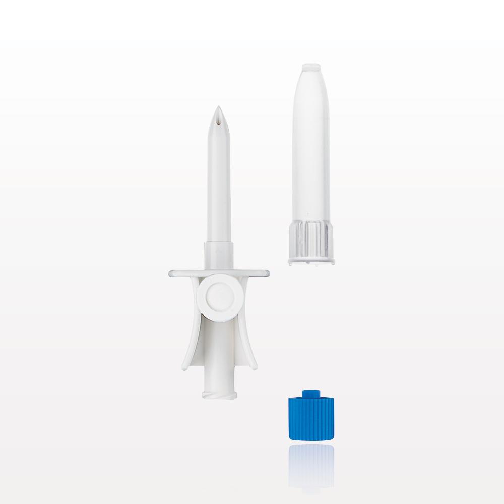 Suregrip™ Vented Transfer Spike with Female Luer Lock, Caps Included