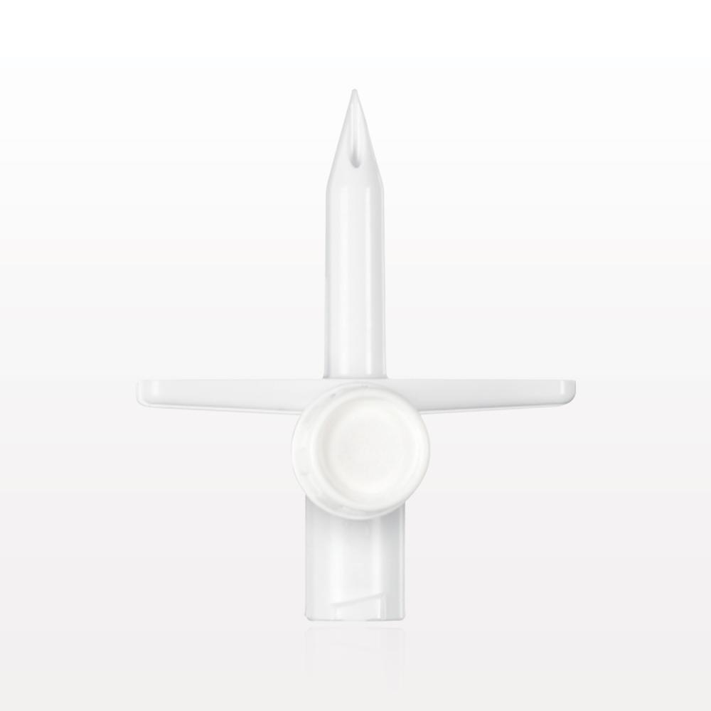 Mini Transfer Spike, Vented with Non-Vented Cap, Female Luer Lock