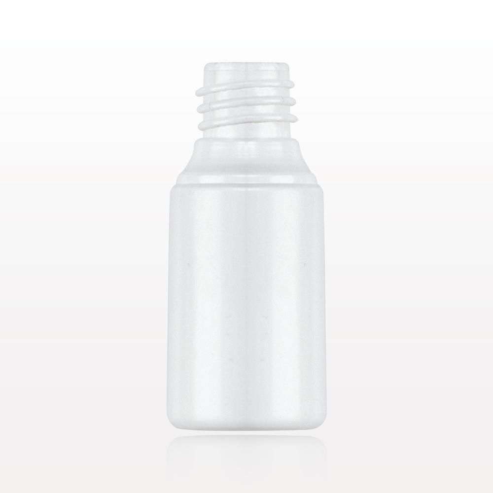 15ml White Cylinder Bottle, Bulk Packed
