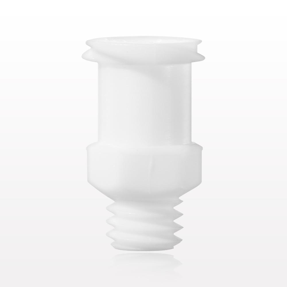 Threaded Connector, Female Luer Lock, White