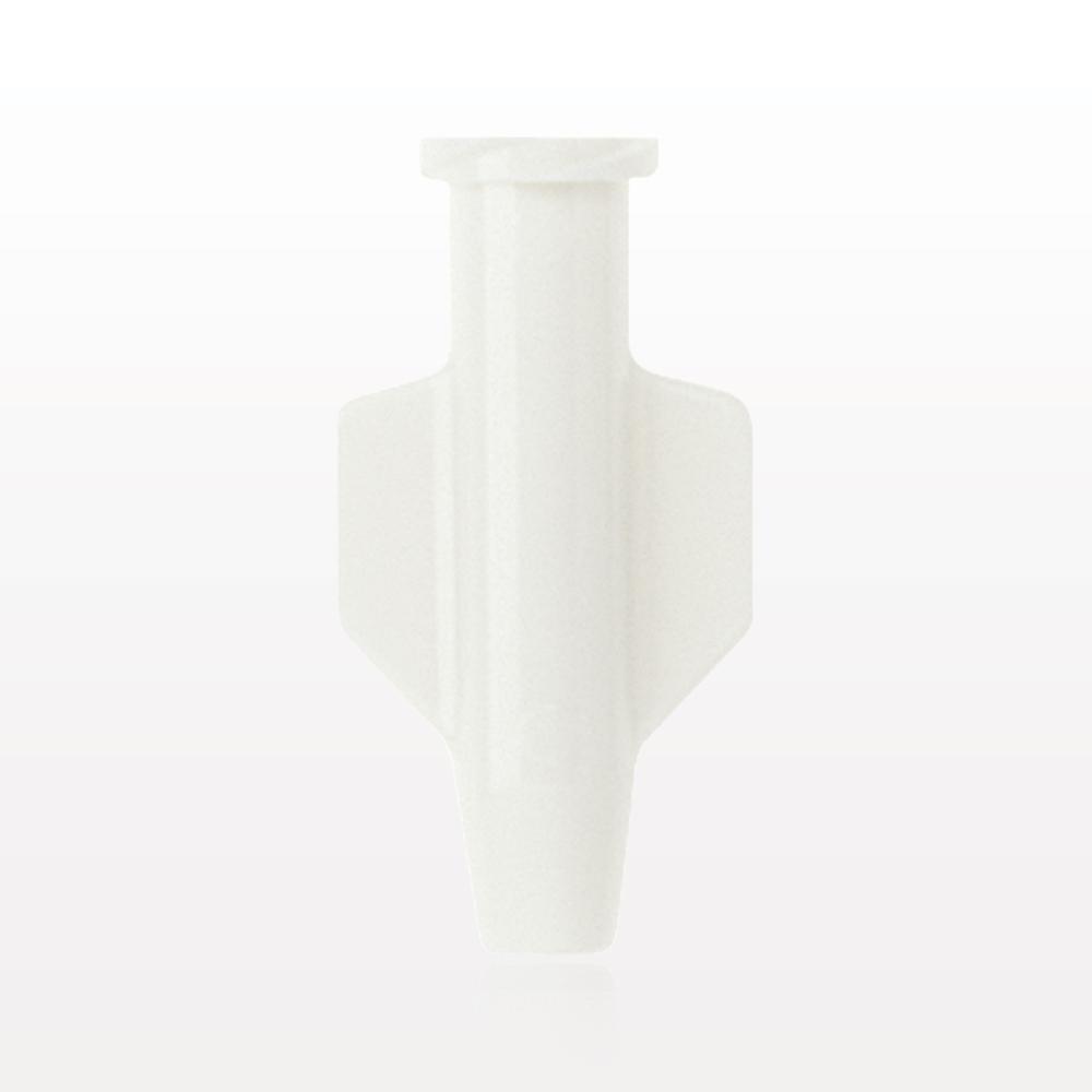 Female Luer Lock, Tubing Port, White