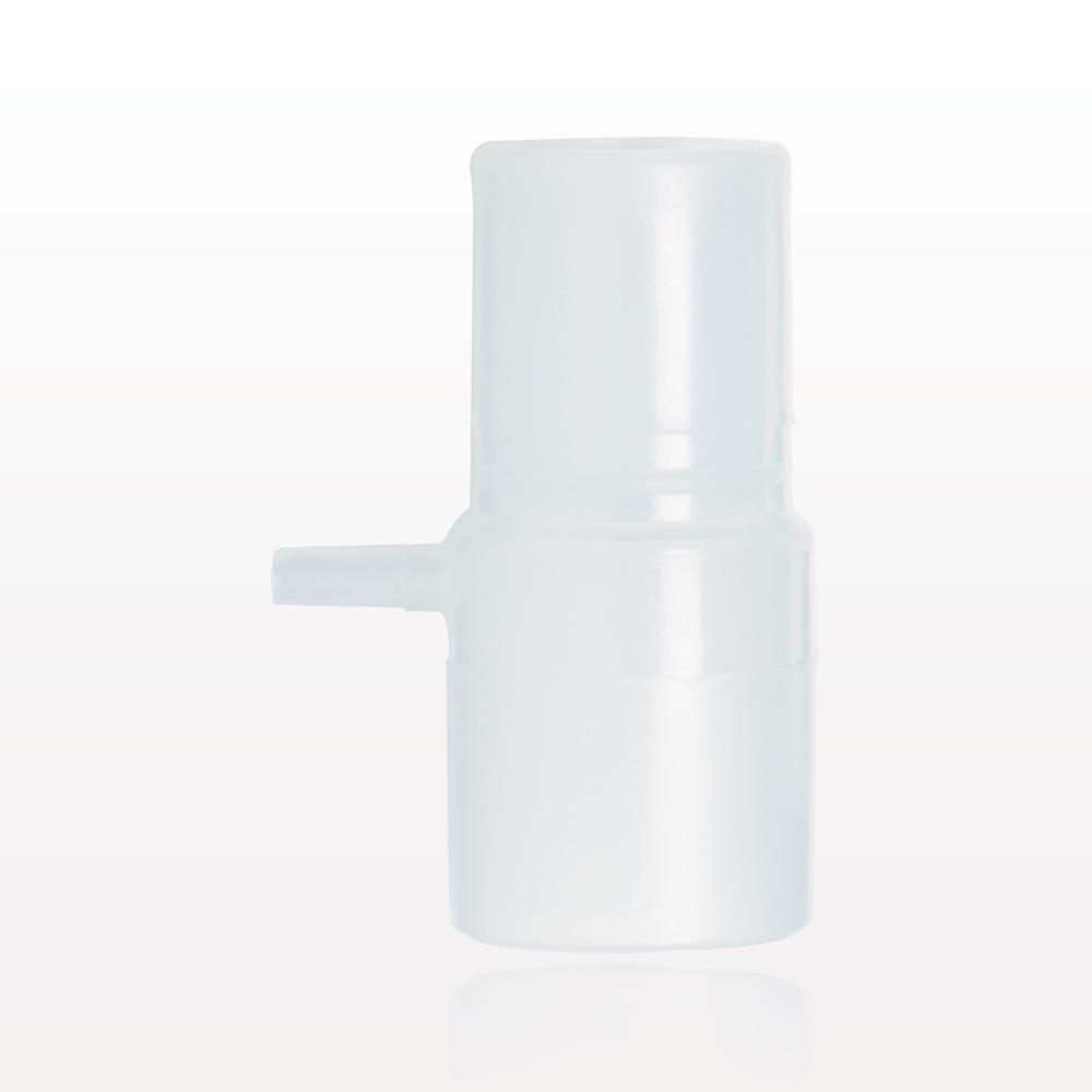 Straight Connector, Tubing port, Tubing Port Side Port, White