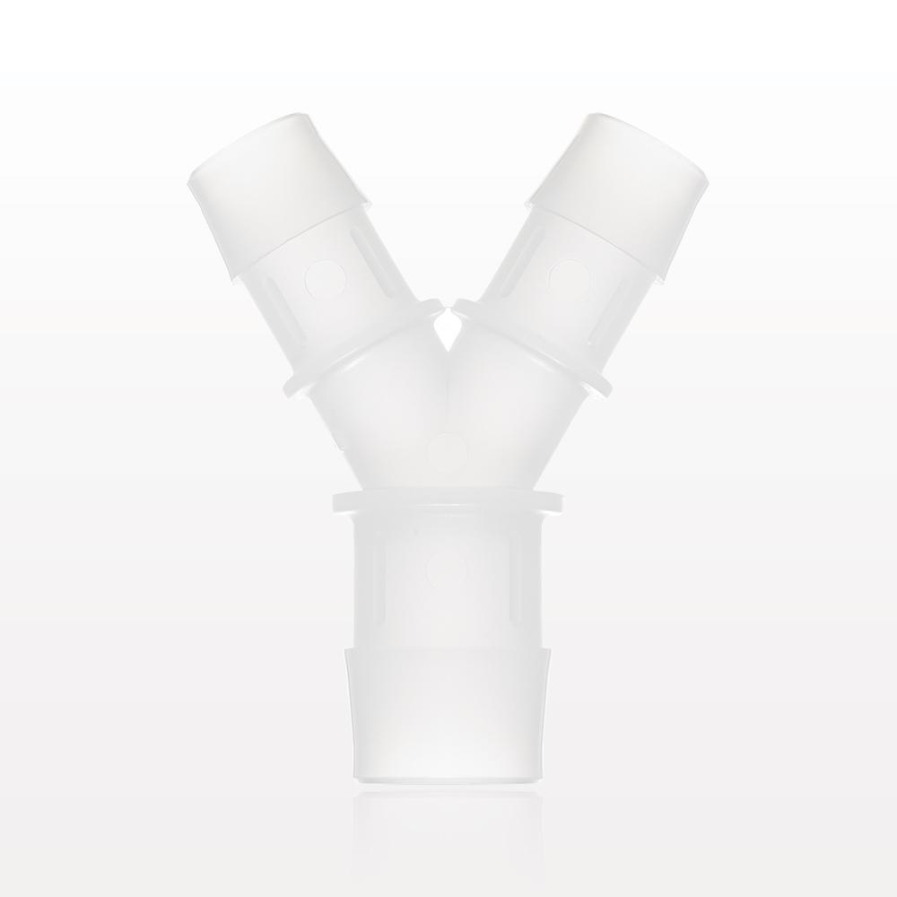 Y Connector, Reducer, Barbed, Natural