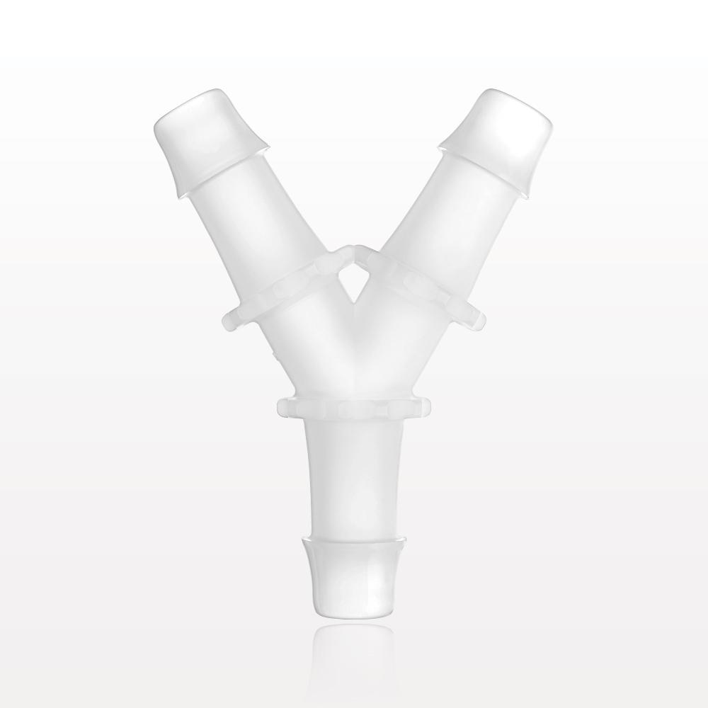 Y Connector, Barbed, Natural
