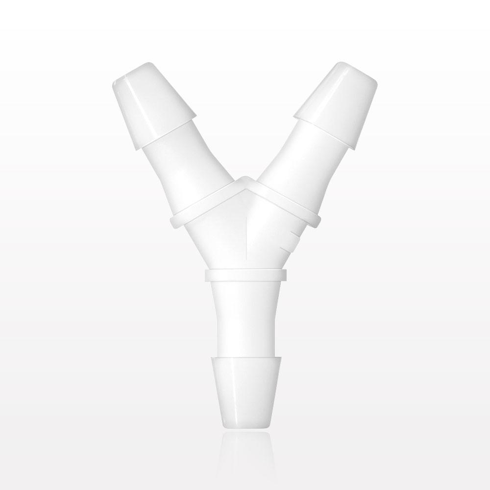 Y Connector, Barbed, Natural
