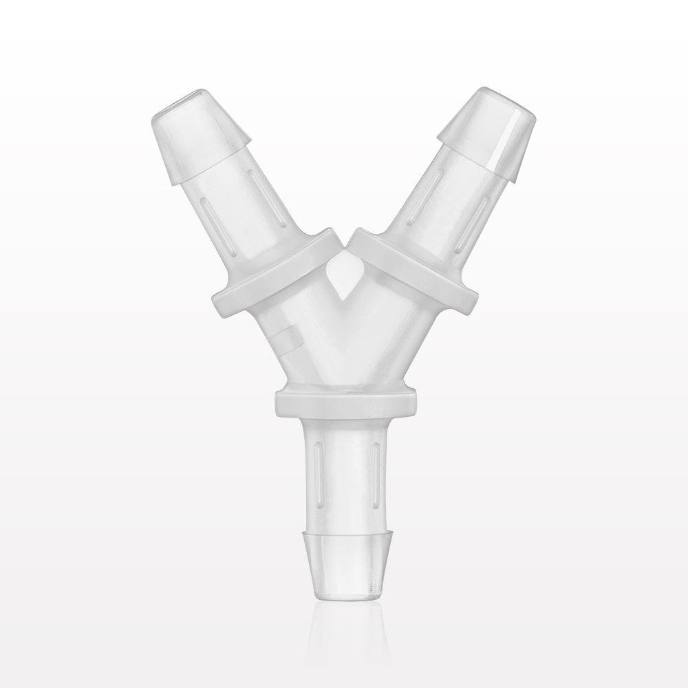 Y Connector, Barbed, Natural