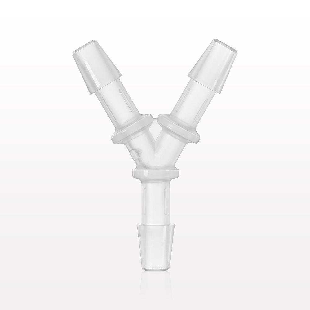Y Connector, Barbed, Natural