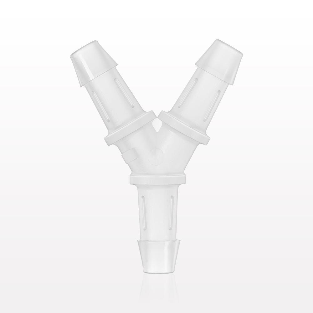 Y Connector, Barbed, Natural