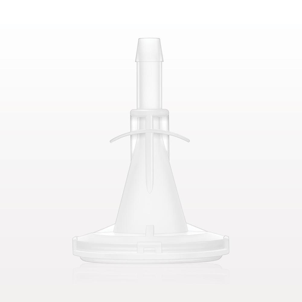 Sanitary Flange, Barbed, Natural, Pre-Attached Gasket