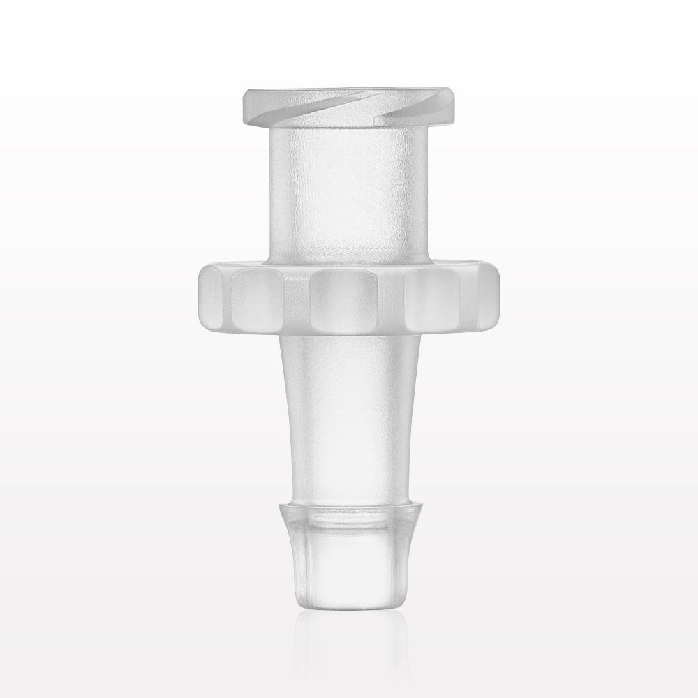 Female Luer Lock, Barbed, Natural