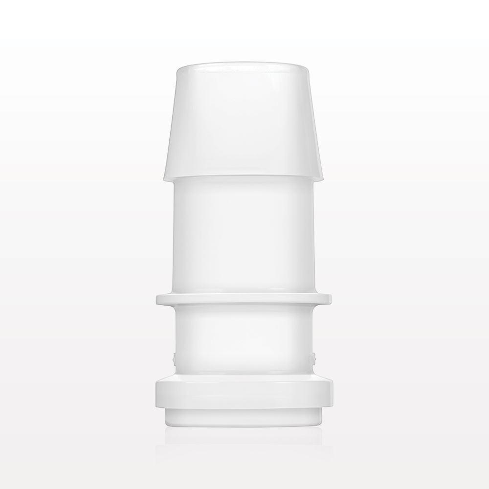 Sanitary Flange, Barbed, Natural, Pre-Attached Gasket