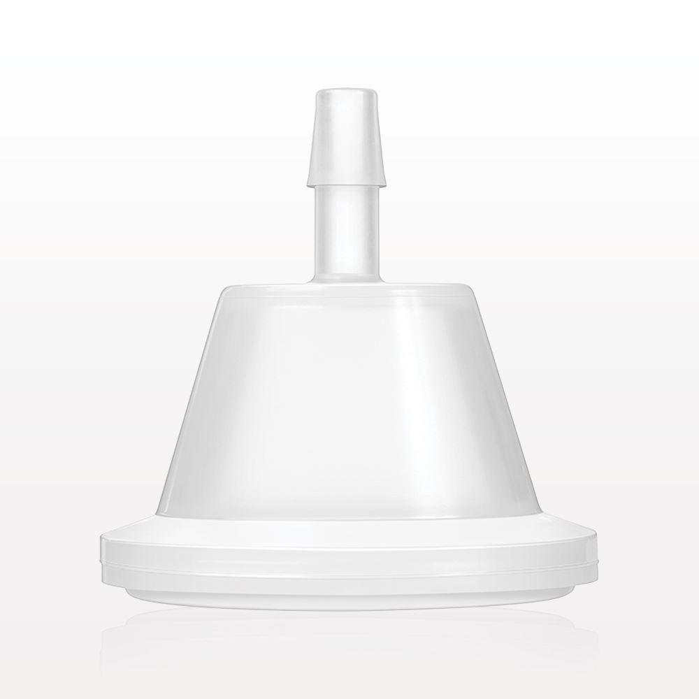 Sanitary Flange, Barbed, Natural, Pre-Attached Gasket