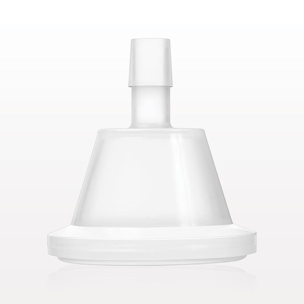 Sanitary Flange, Barbed, Natural, Pre-Attached Gasket