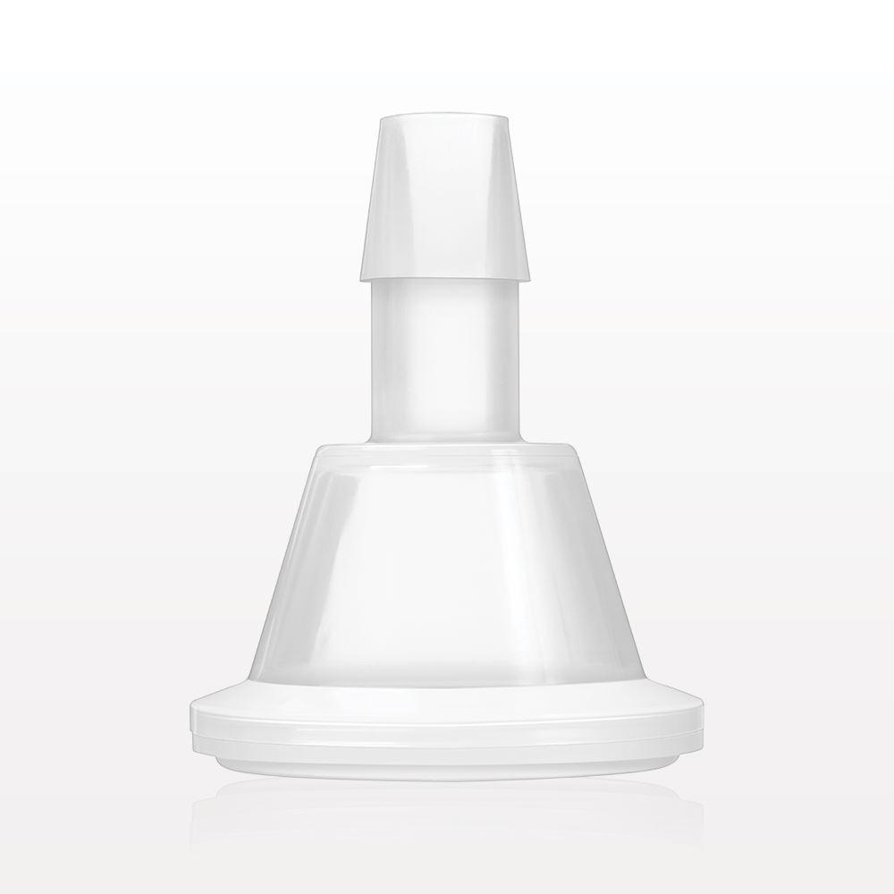 Sanitary Flange, Barbed, Natural, Pre-Attached Gasket