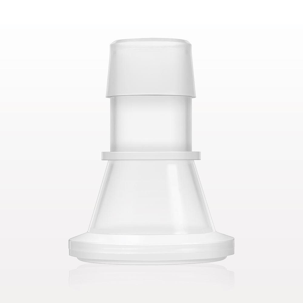 Sanitary Flange, Barbed, Natural, Pre-Attached Gasket