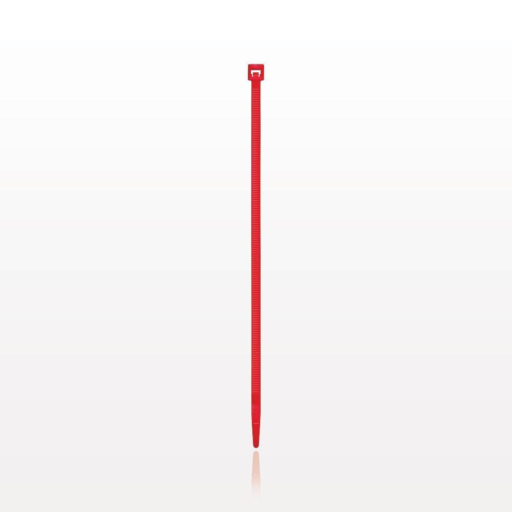 General Purpose Non-Reopening Cable Tie, Red 100/Bag