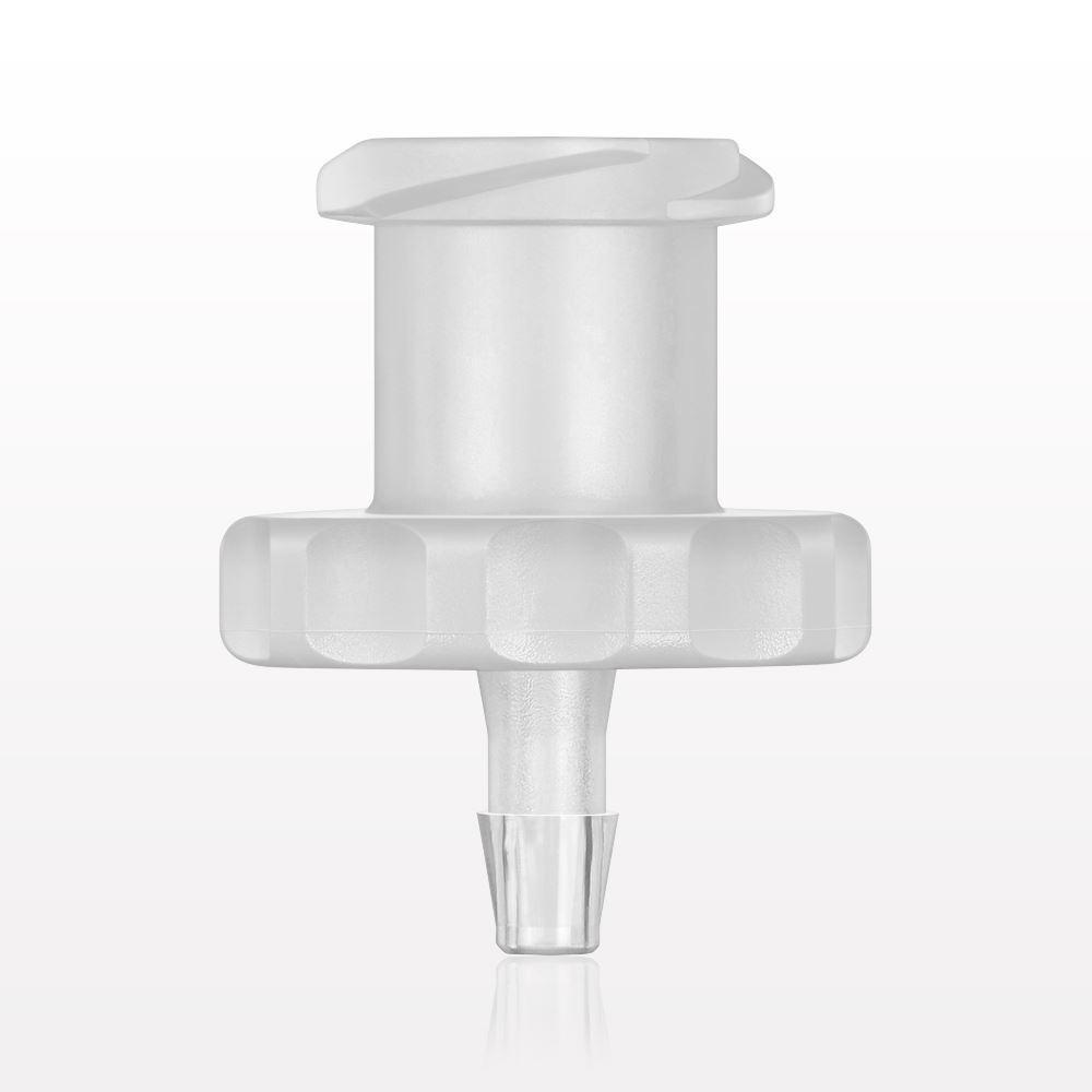 Female Luer Lock, Barbed, Natural