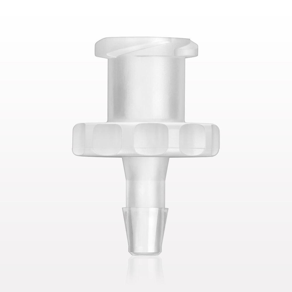 Female Luer Lock, Barbed, Natural
