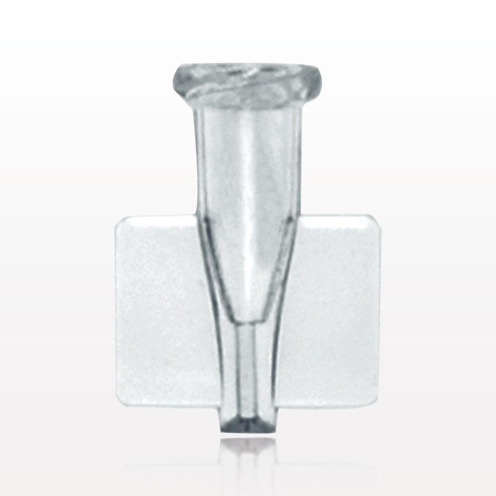 Female Luer Lock, Tubing Port, Clear