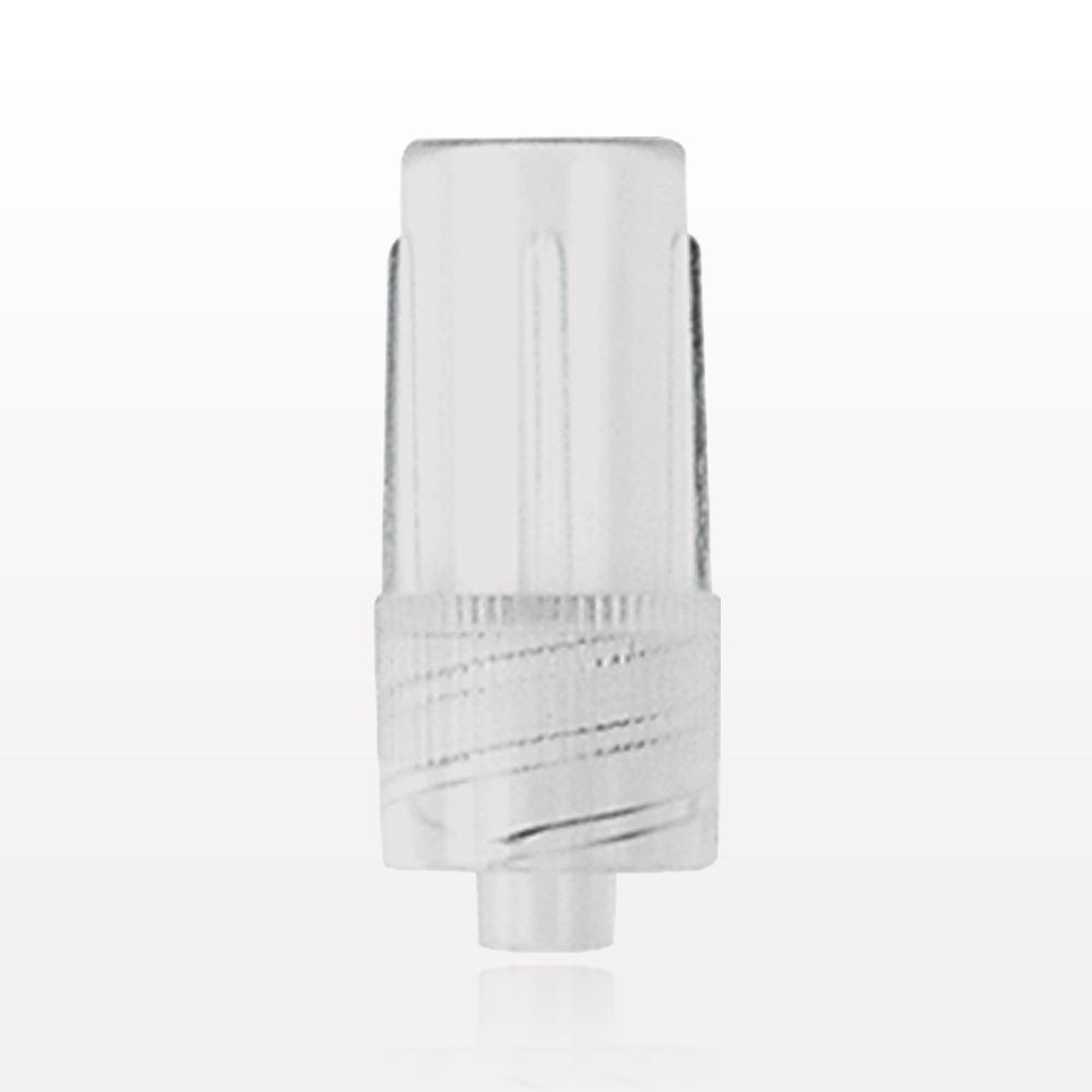 Male Luer Lock, Tubing Port, Clear