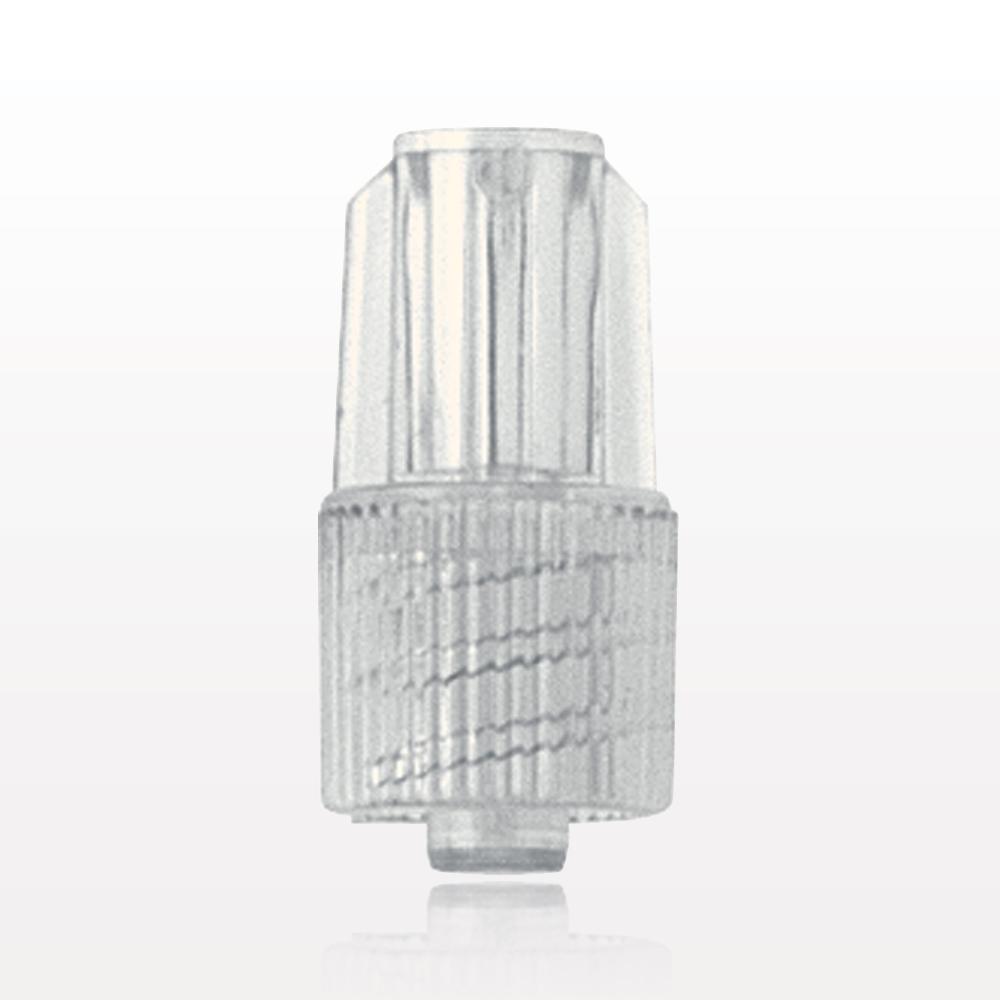 Male Luer Lock, Tubing Port, Clear