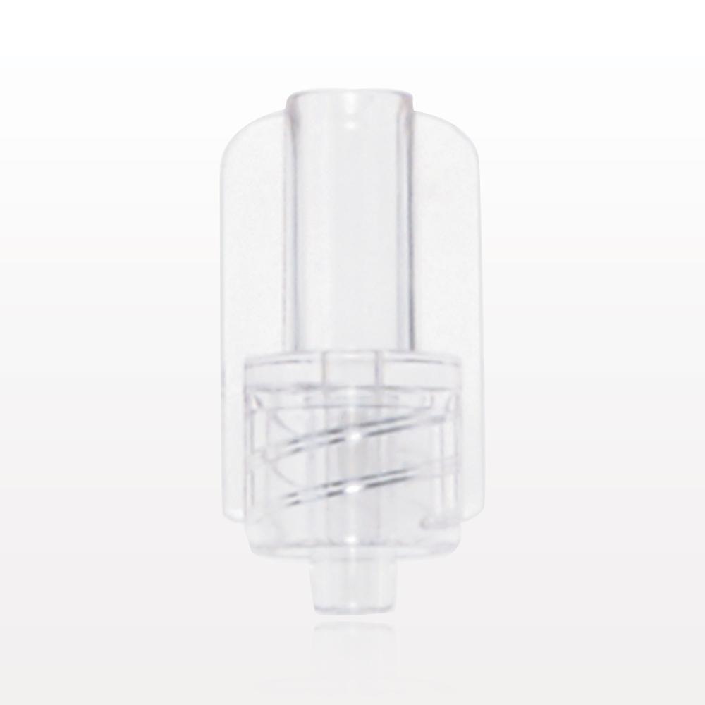 Male Luer Lock, Tubing Port, Clear