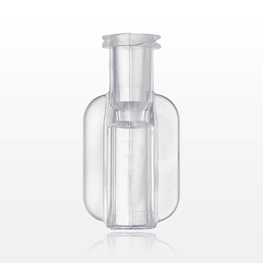 Female Luer Lock, Tubing Port, Clear