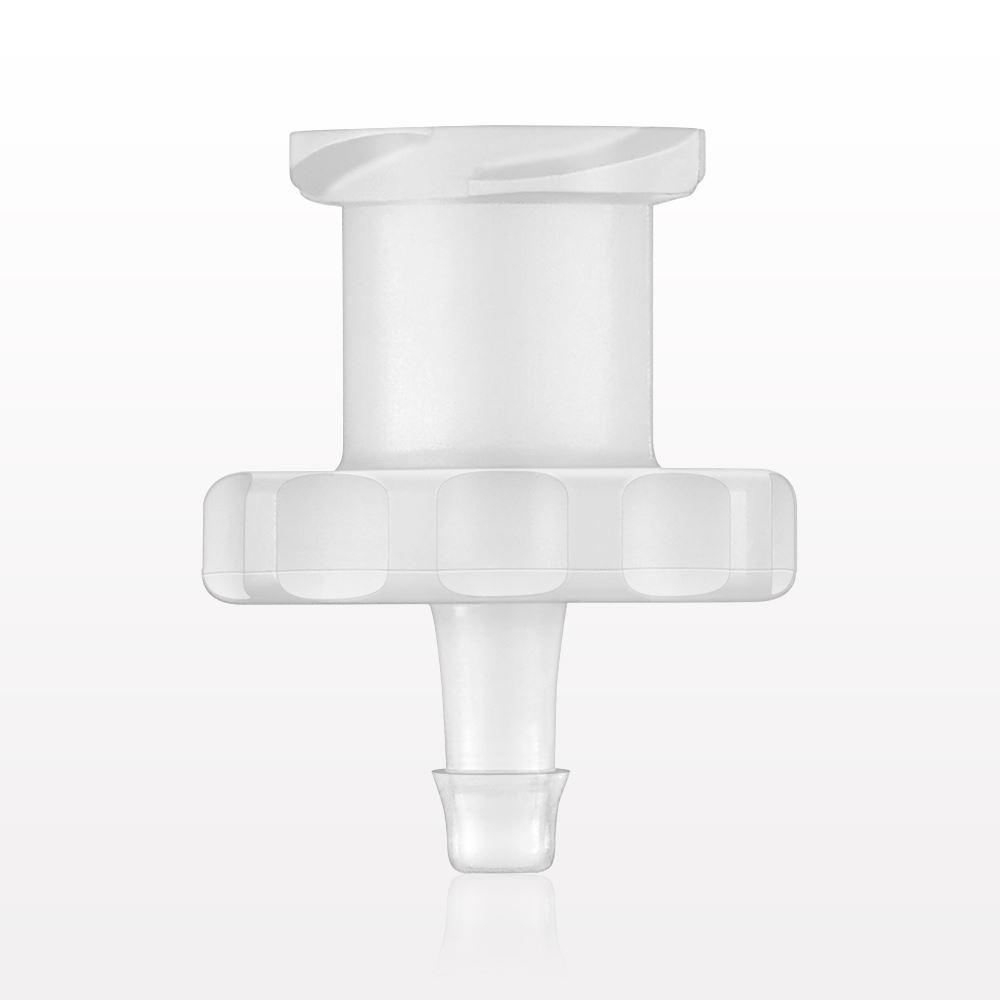 Female Luer Lock, Barbed, Natural