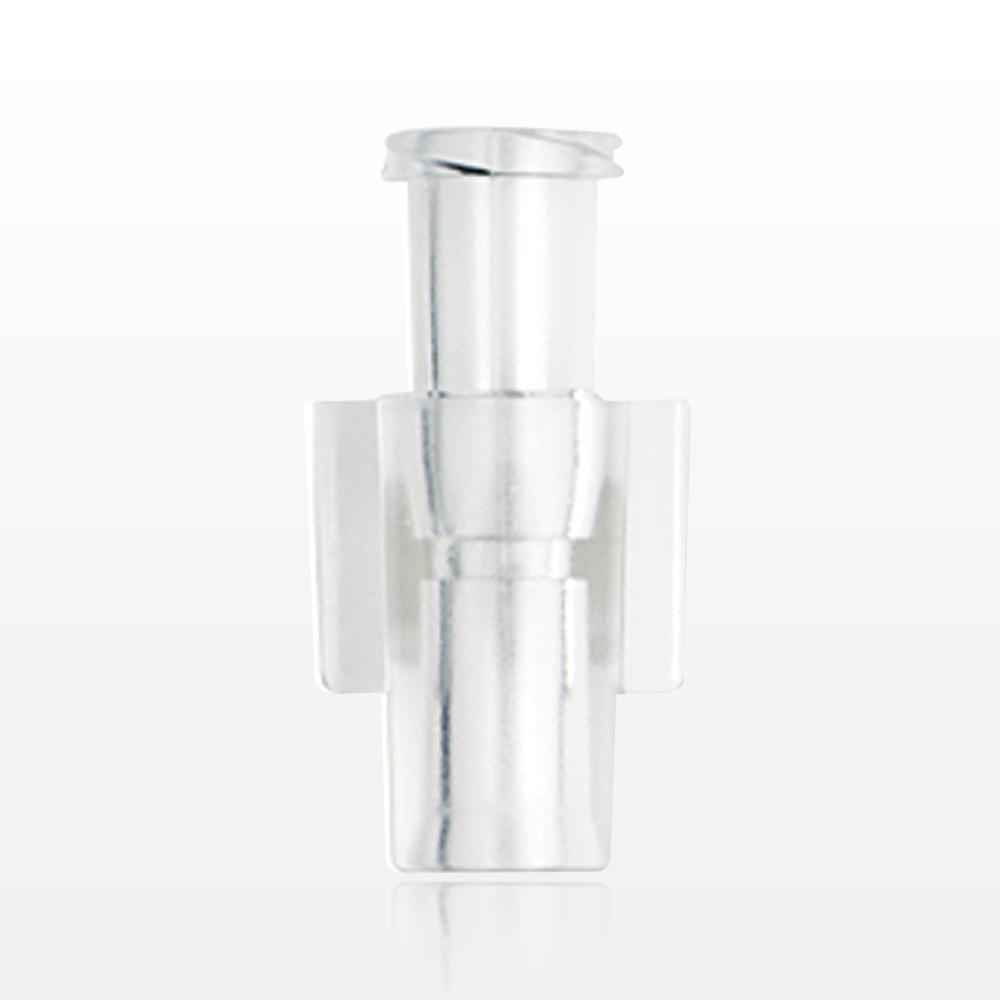 Female Luer Lock, Tubing Port, Clear