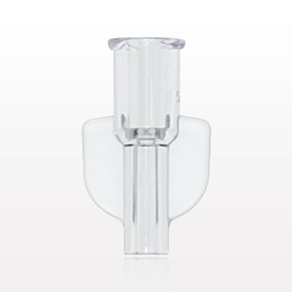 Female Luer Lock, Tubing Port, Clear