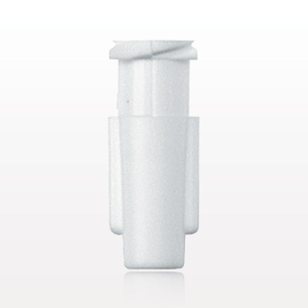 Female Luer Lock, Tubing Port, White