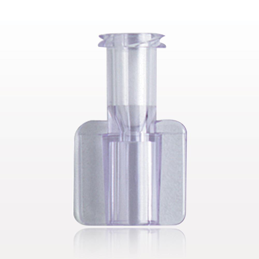 Female Luer Lock, Tubing Port, Clear