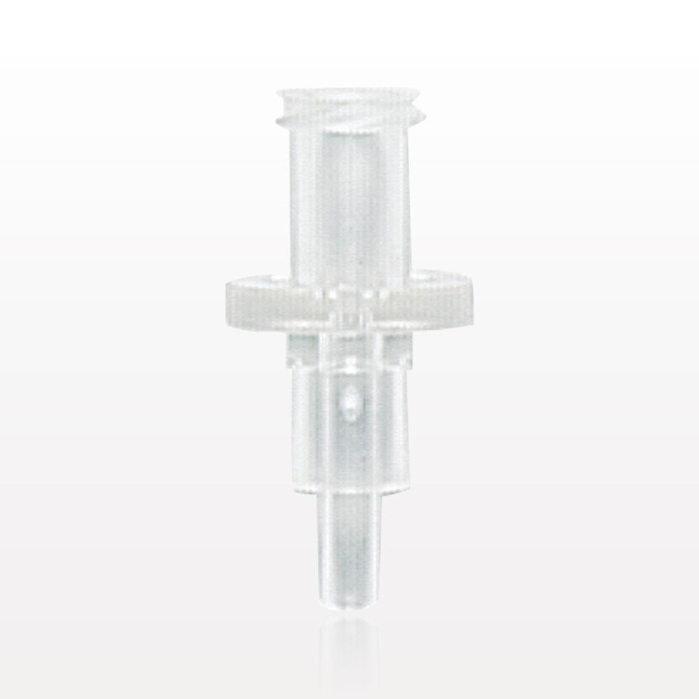 Female Luer Lock, Tubing Port, Clear