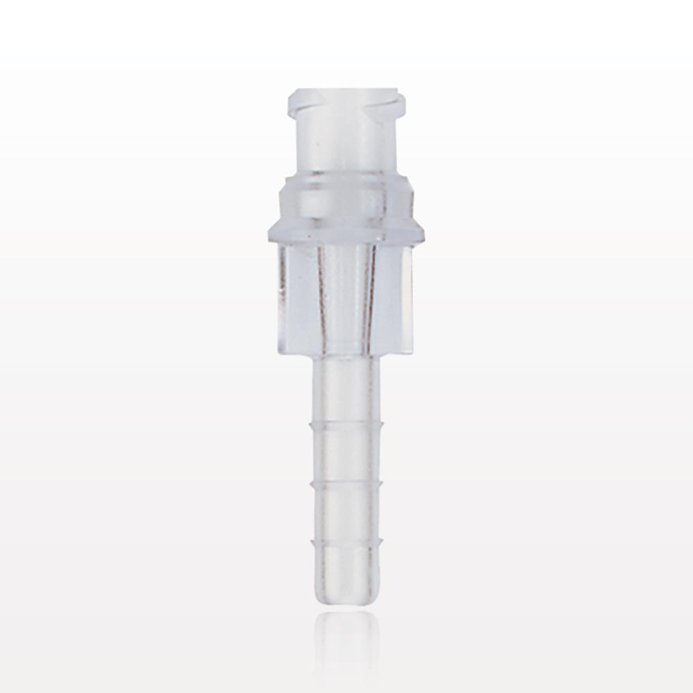 Female Luer Lock, Barbed, Clear