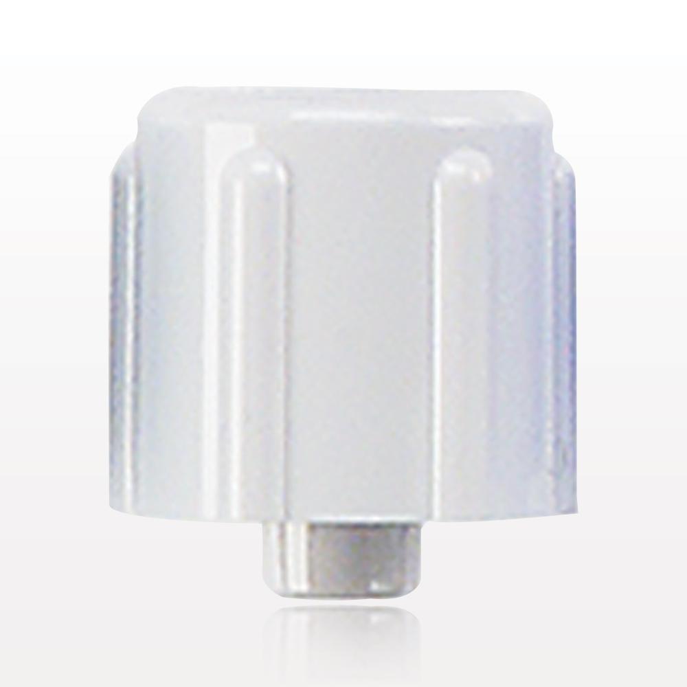 Male Luer Cap, Vented, White