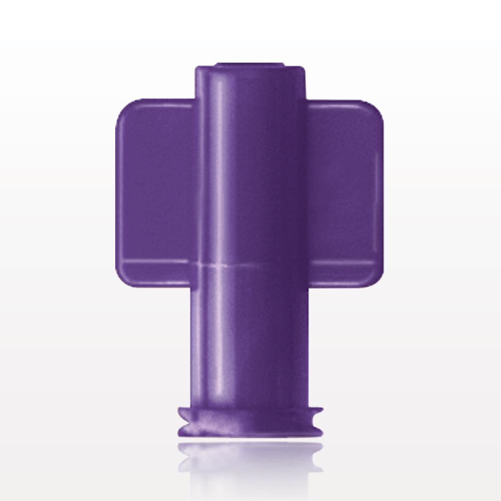 Female Luer Cap, Non-Vented, Purple