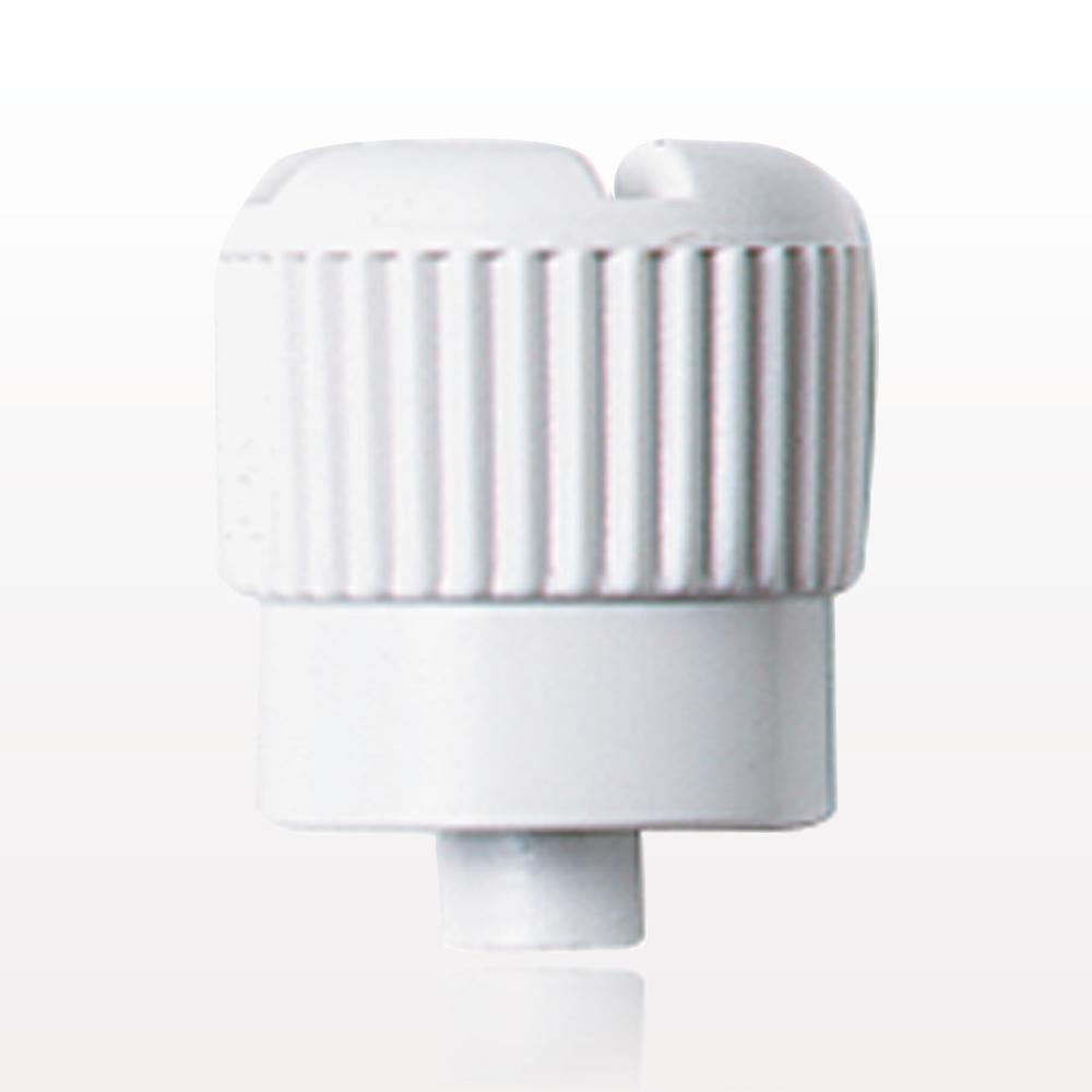Male Luer Cap, Non-Vented, White