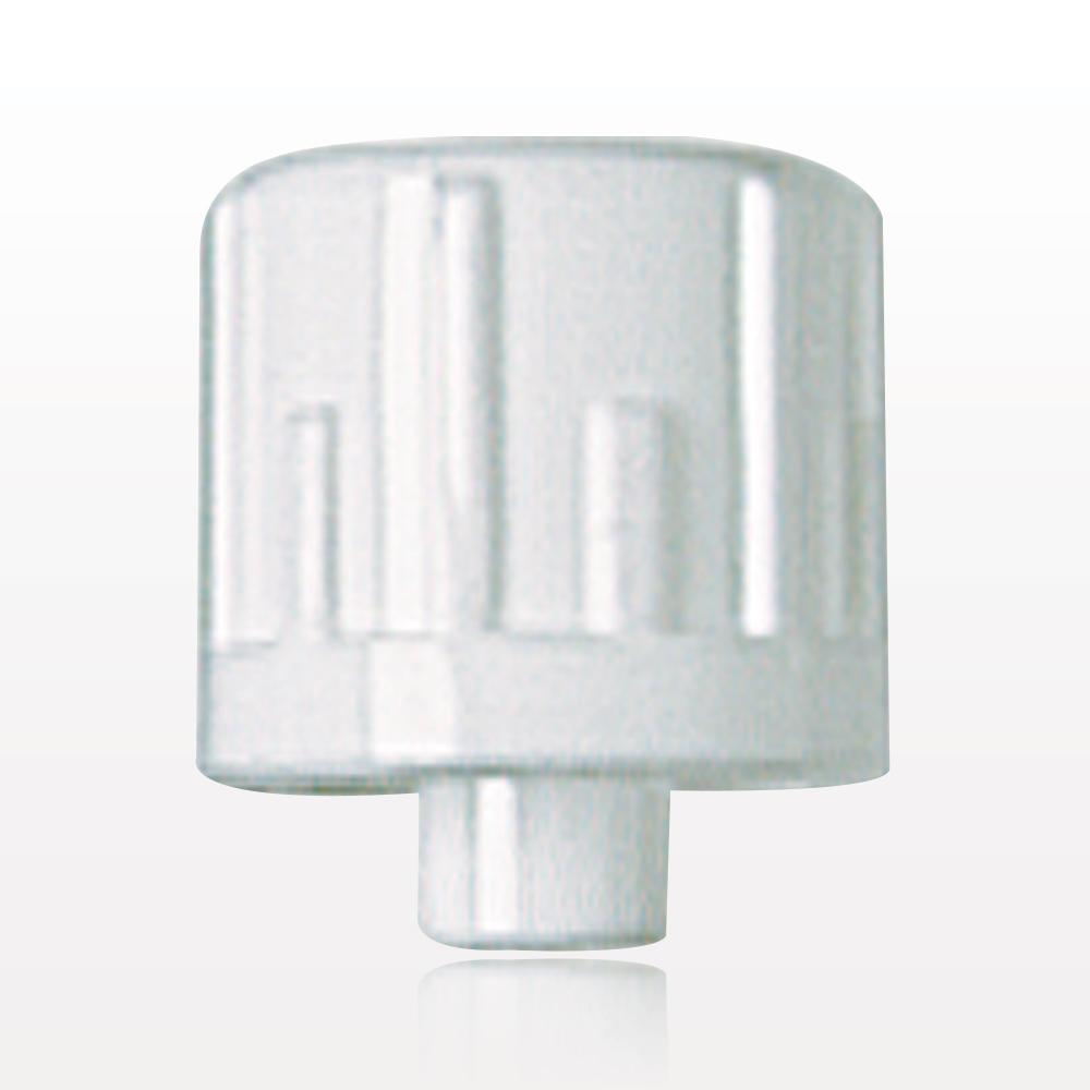 Male Luer Cap, Vented, White