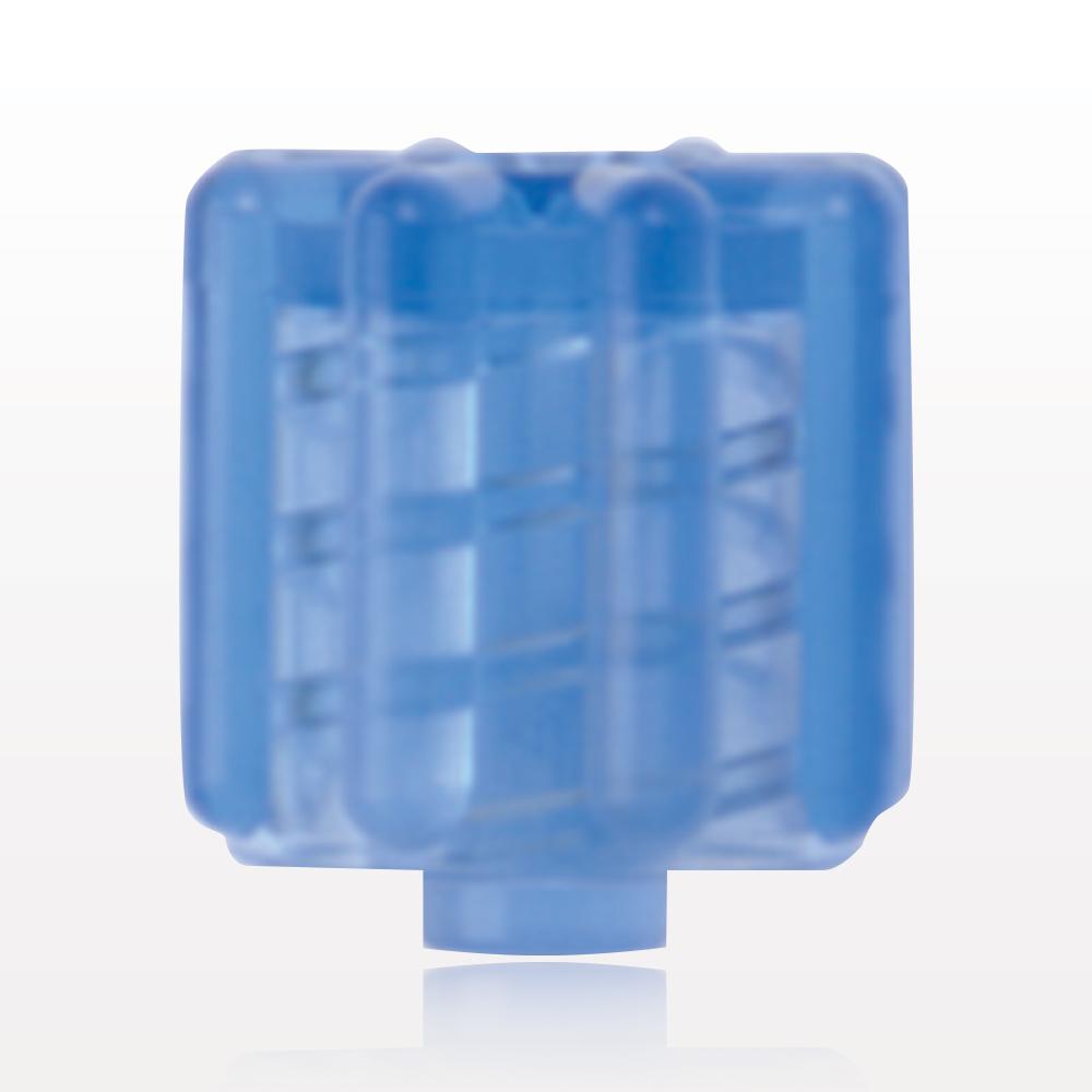 Male Luer Cap, Non-Vented, Blue