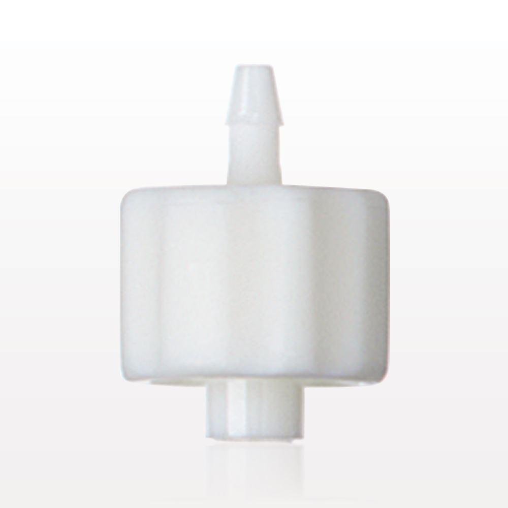 Male Luer Lock, Barbed, White