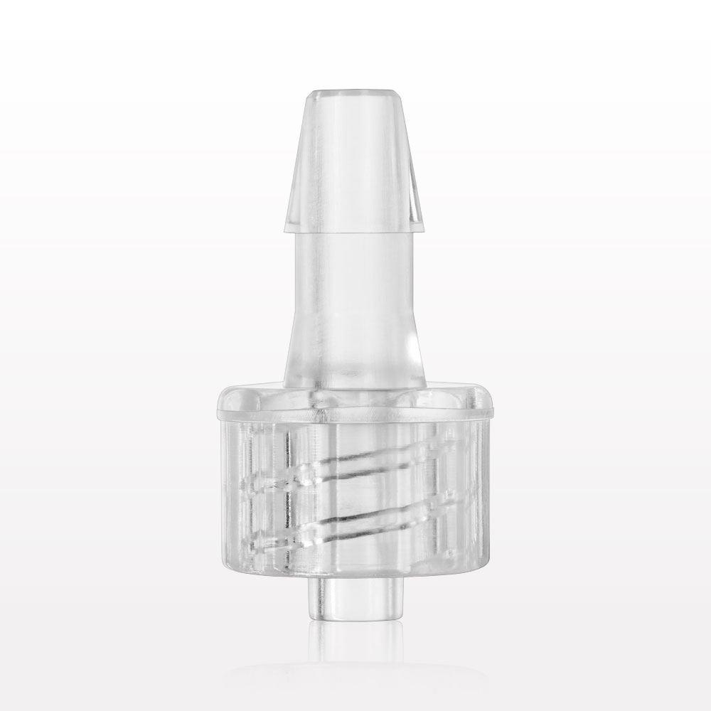 Male Luer Lock, Barbed, Clear