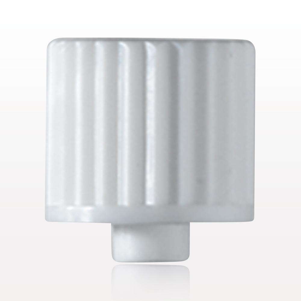 Male Luer Cap, Non-Vented, White