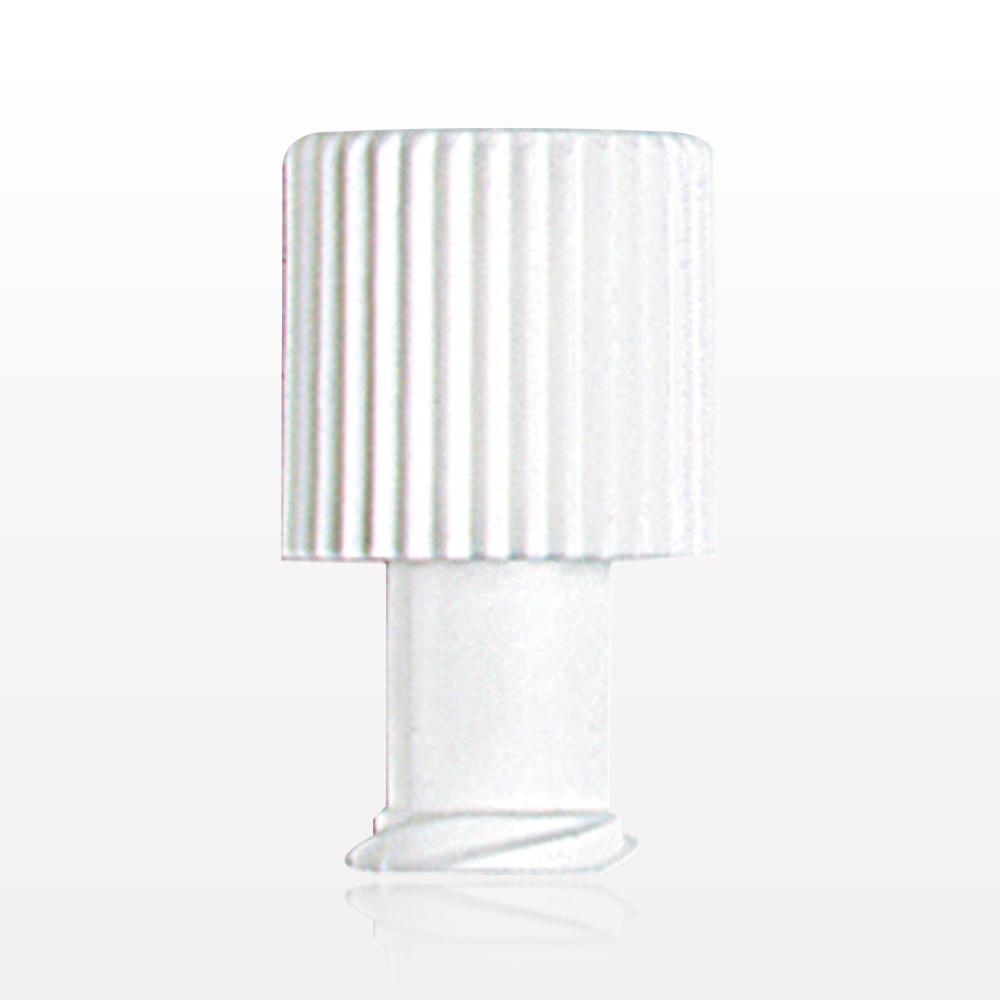 Double Dead-Ender Cap, Non-Vented w/Recessed Stem, White